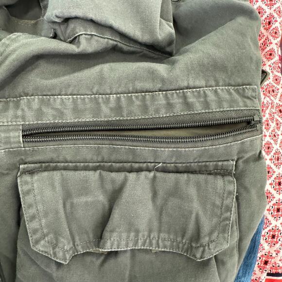 Pro Cam-FLS Vest Mens L Green Multi Pocket Utility Travel Outdoor Fishing Zip - Picture 10 of 11